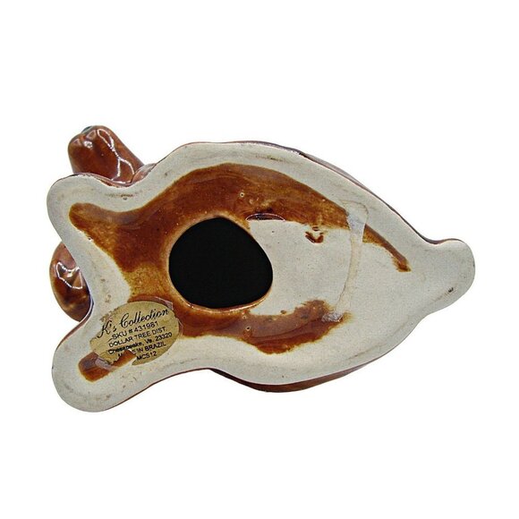 Dog Spaniel Hound Ceramic Pottery Figurine Brazil By MCS Mid-Century Modern Look - Picture 6 of 12
